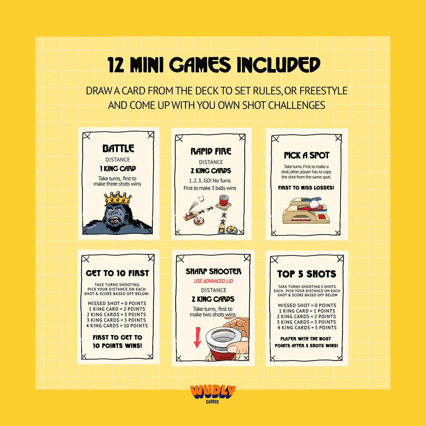 King Pong - Original Trickshot Portable Pong Game