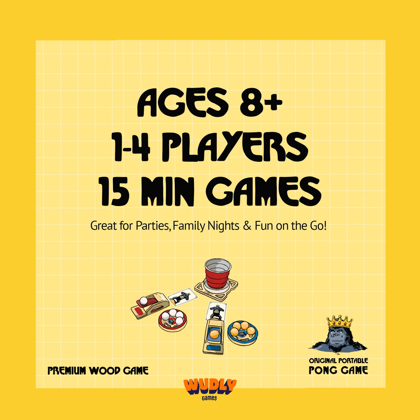 King Pong - Original Trickshot Portable Pong Game