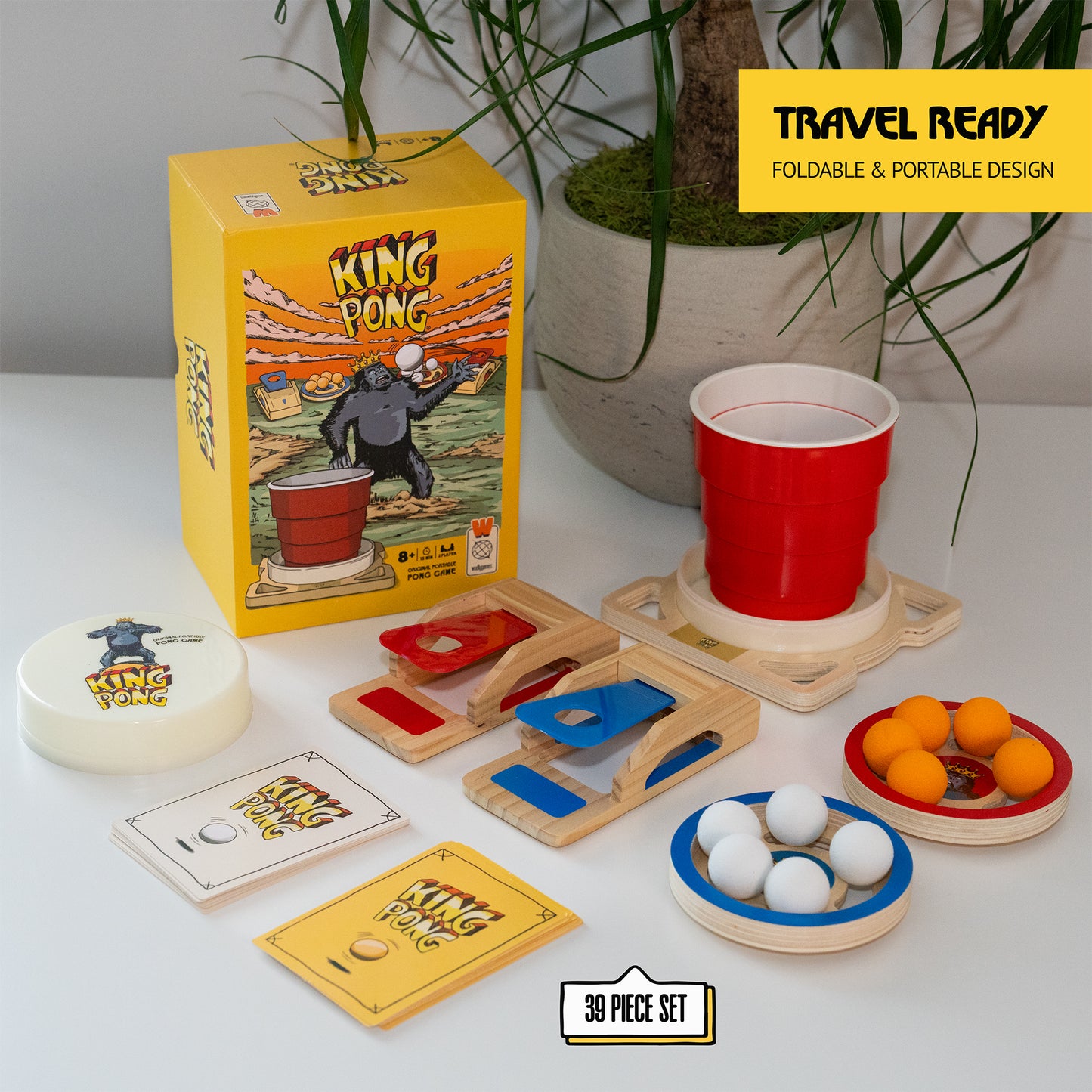 King Pong - Original Trickshot Portable Pong Game