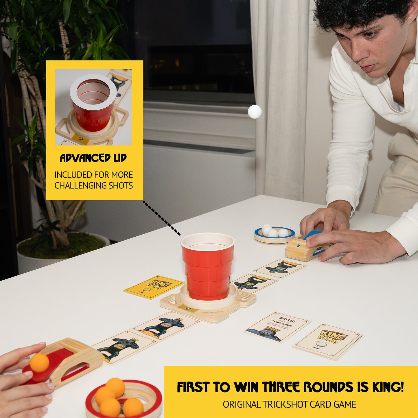 King Pong - Original Trickshot Portable Pong Game