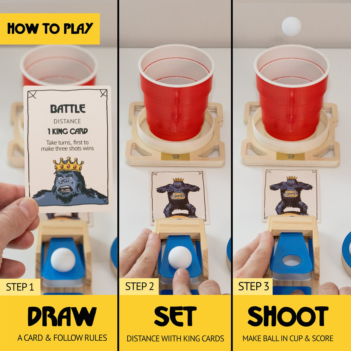 King Pong - Original Trickshot Portable Pong Game