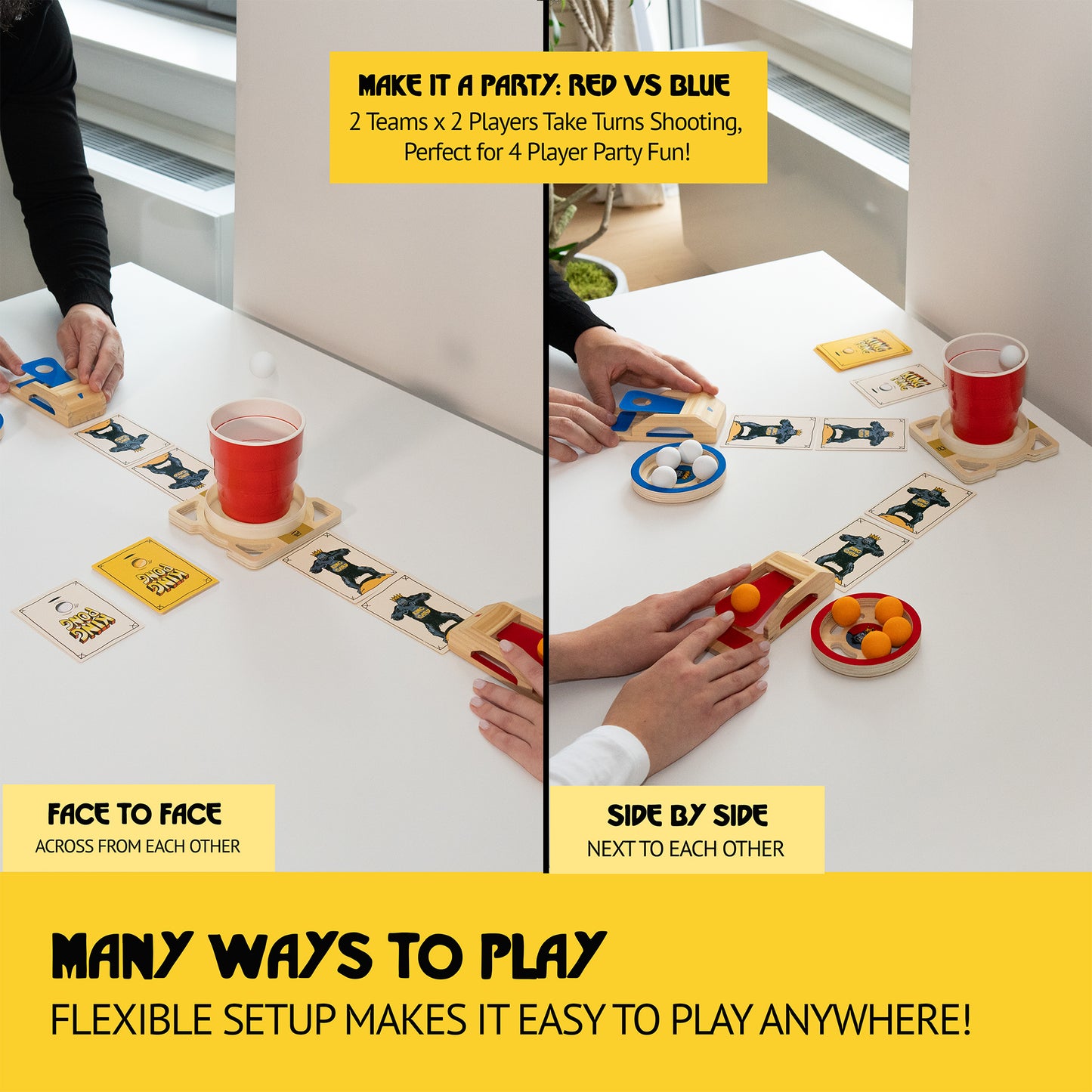 King Pong - Original Trickshot Portable Pong Game