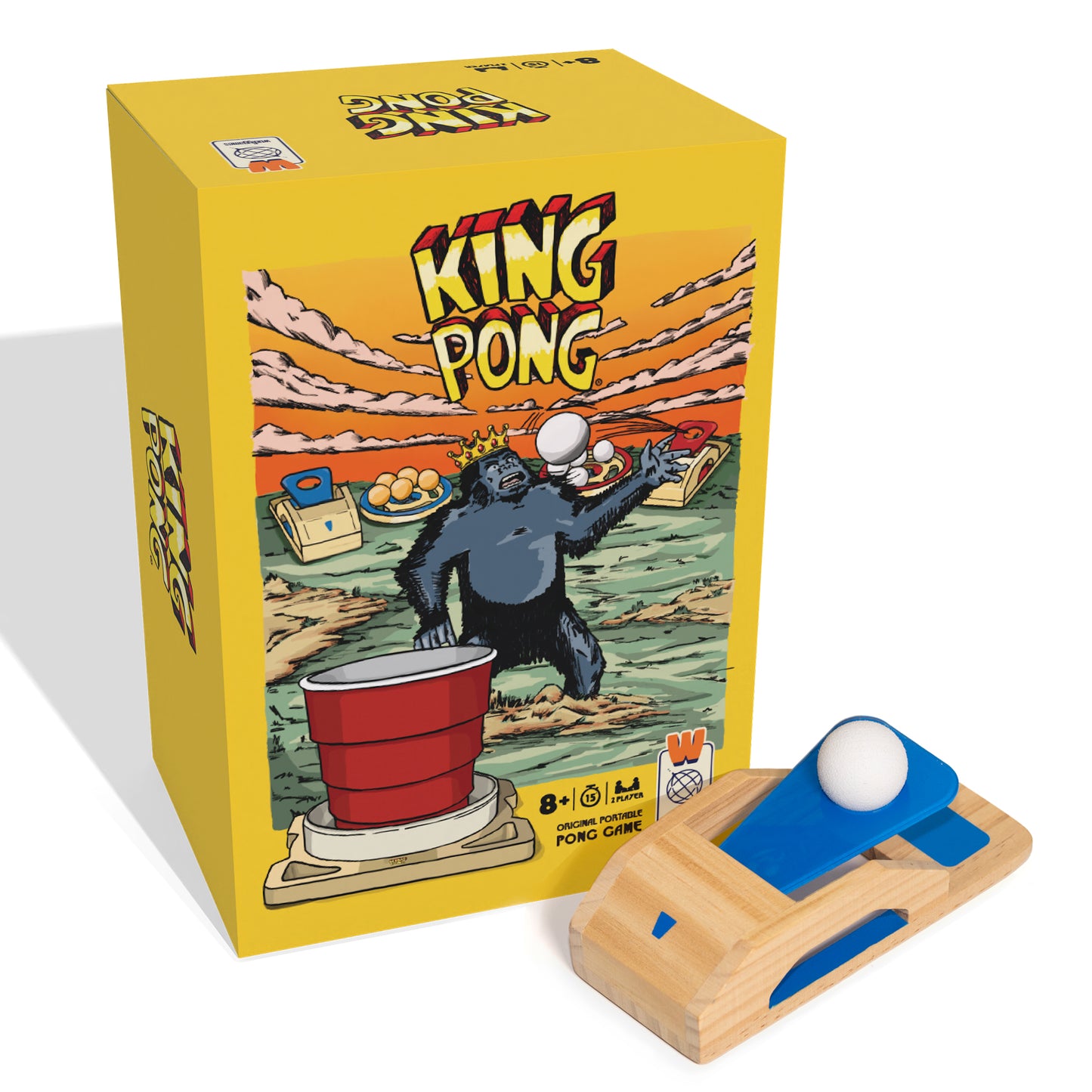 King Pong - Original Trickshot Portable Pong Game