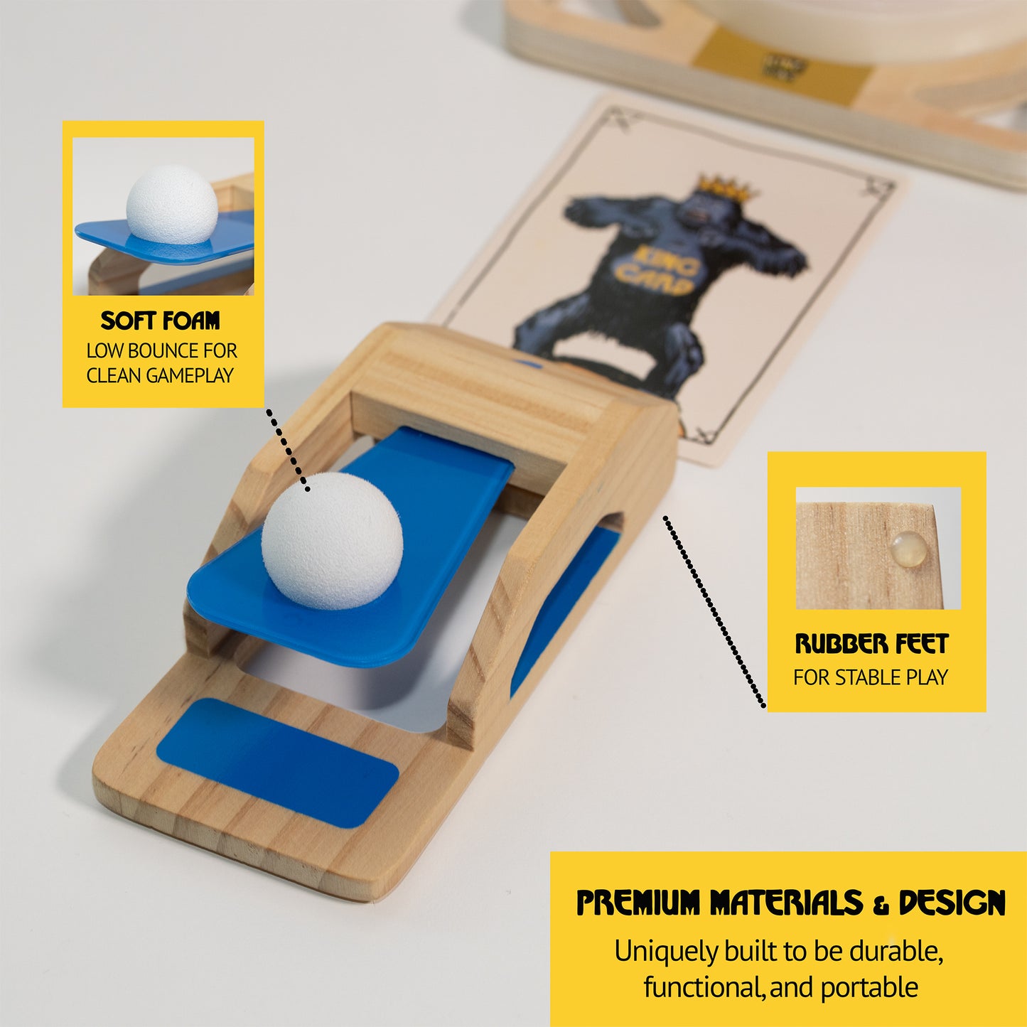 King Pong - Original Trickshot Portable Pong Game